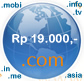 Domain .COM hanya Rp 19.000,-