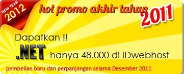 Promo Akhir Tahun .NET Rp.48.000