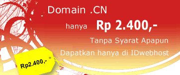 Domain .CN turun harga lagi