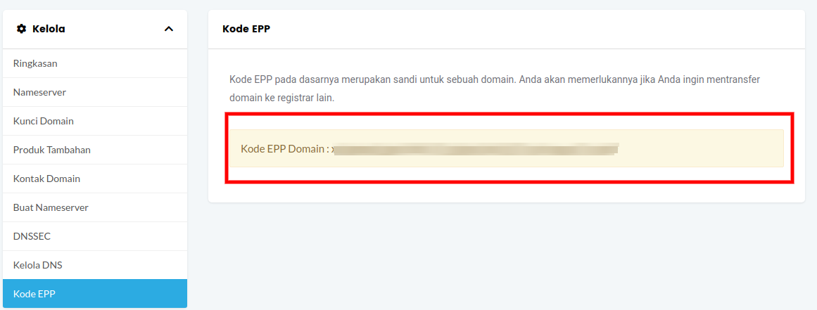 Cara Mendapatkan Epp Code Domain