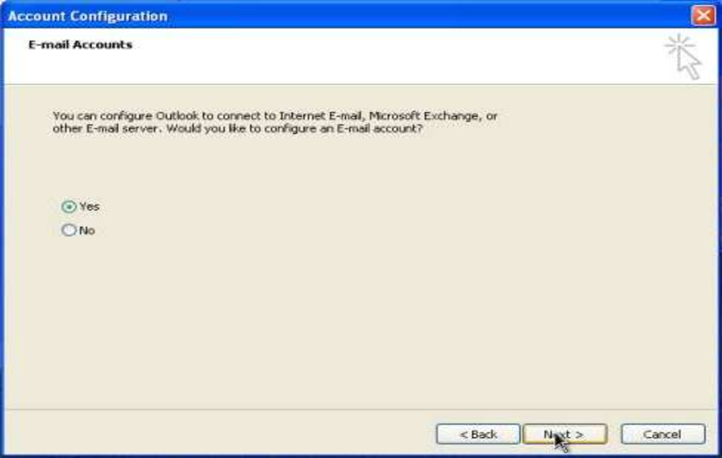 Setting Email di MS Outlook