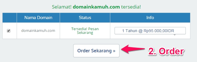 Order domains