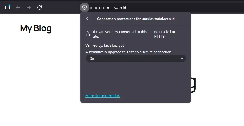 Cara Install SSL Let's Encrypt