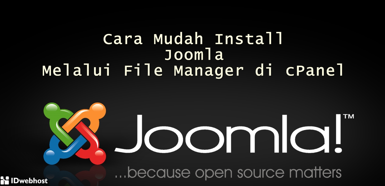 Cara Mudah Instal Joomla Melalui File Manager di cPanel