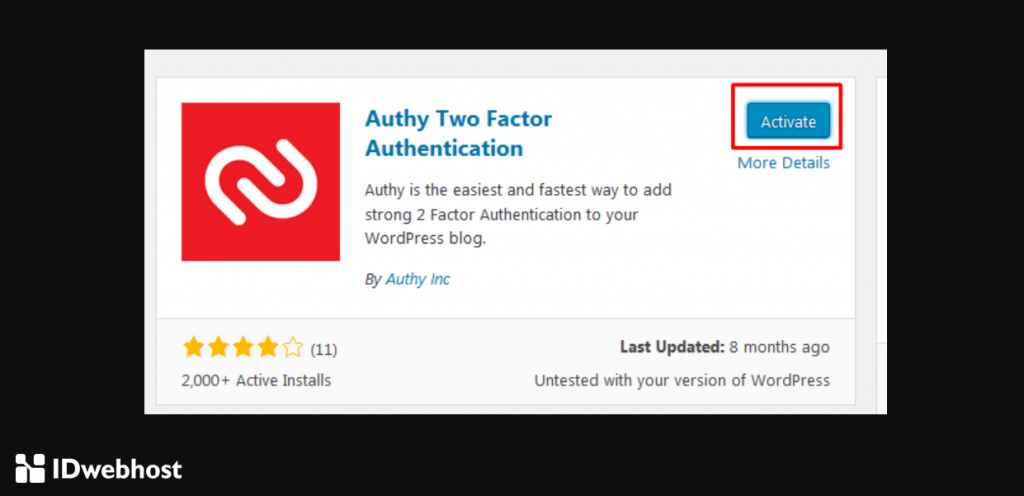 authy two factor authentication