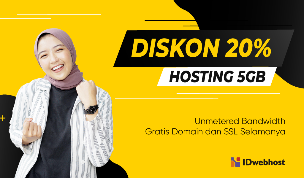 Promo Diskon 20  Hosting 5GB