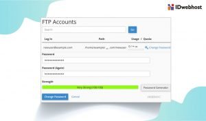 Cara Mengubah Password Akun FTP Pada cPanel