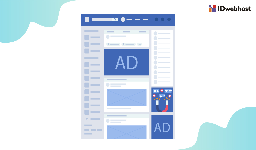 Memasang iklan google ads atau facebook ads