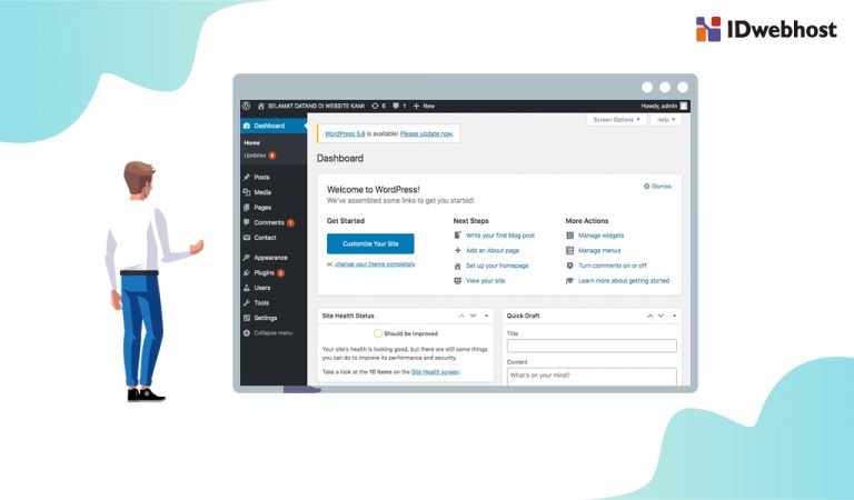 Mengenal Dashboard WordPress Secara Detail [Terbaru]