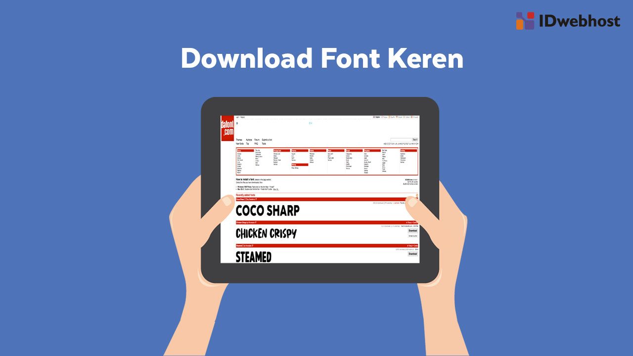 Download Font Keren Gratis : Rekomendasi Font untuk Website yang Bisa Dipilih!