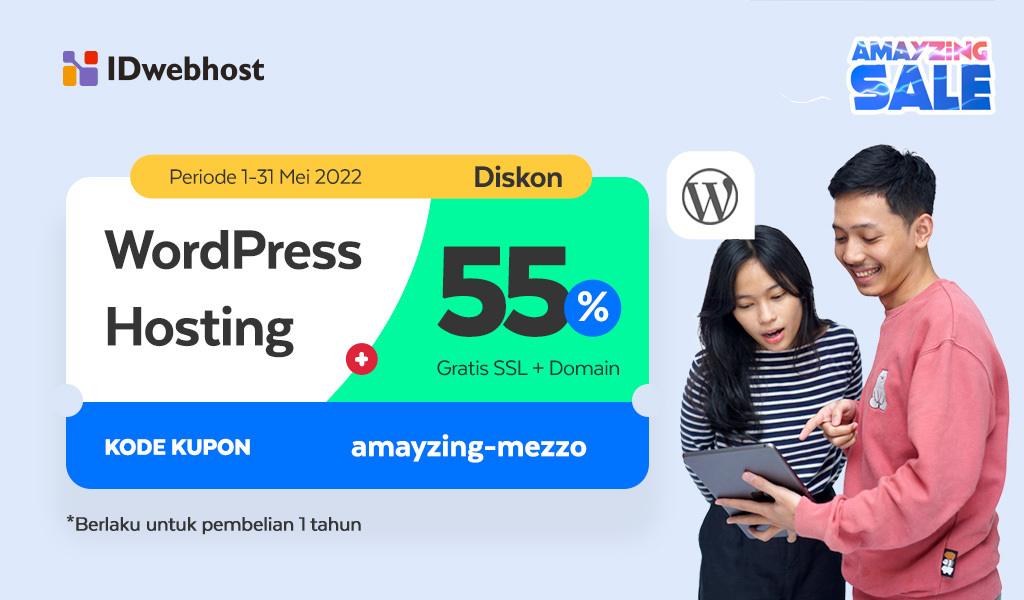 AMAYZING SALE! WordPress Hosting Diskon 55%