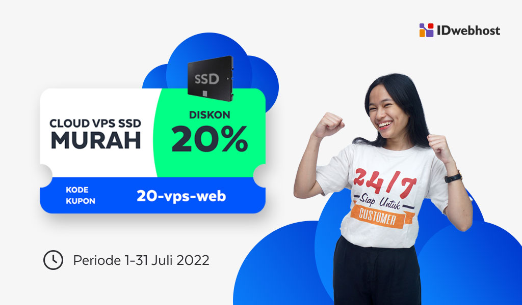 CLOUD VPS SSD MURAH, DISKON 20%