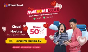 AWE50ME LOVE, Cloud Hosting SSD Diskon 50%