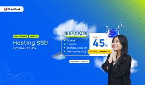 Promo Hosting SSD Super Cepat Gratis Domain .COM