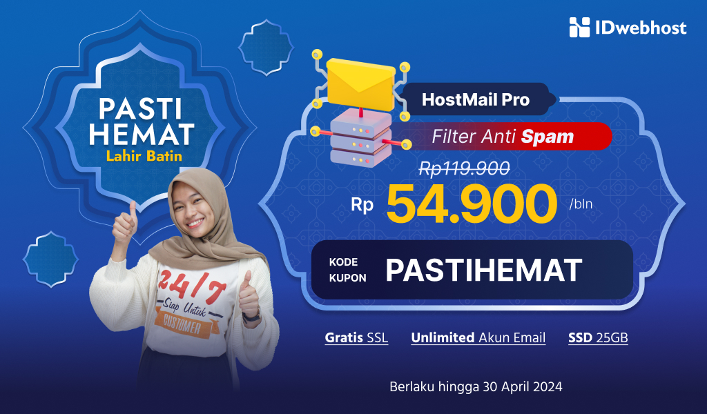 Pasti Hemat Lahir Batin! Promo Email Hosting Lengkap Anti Spam