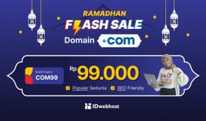 Ramadhan Flash Sale Domain .COM Rp99.000,-