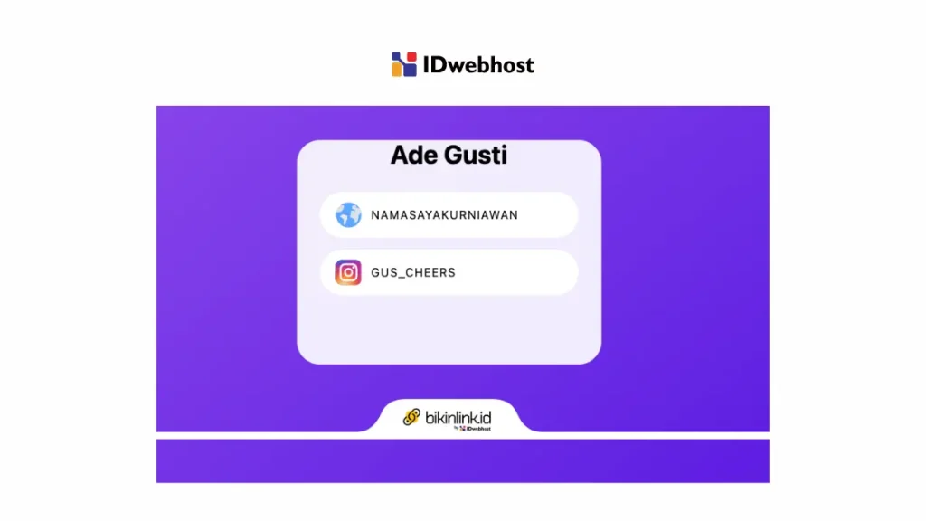 Bikinlink.id adalah alat membuat microsite gratis