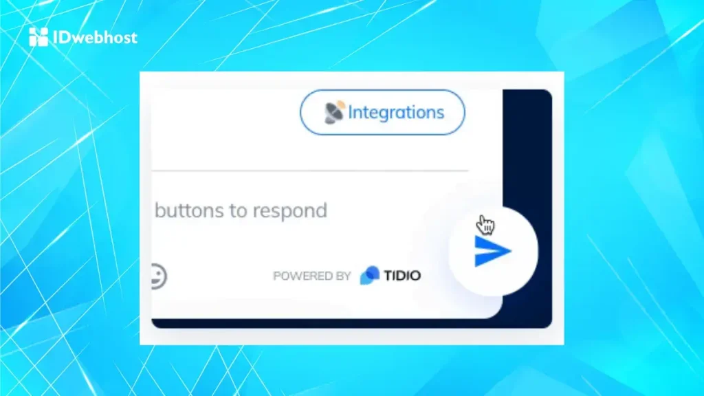 Integrasi chatbot Tidio ke website