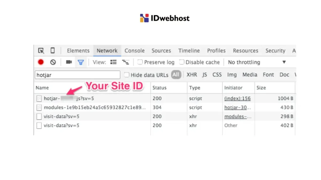 Install Tracking Code Hotjar