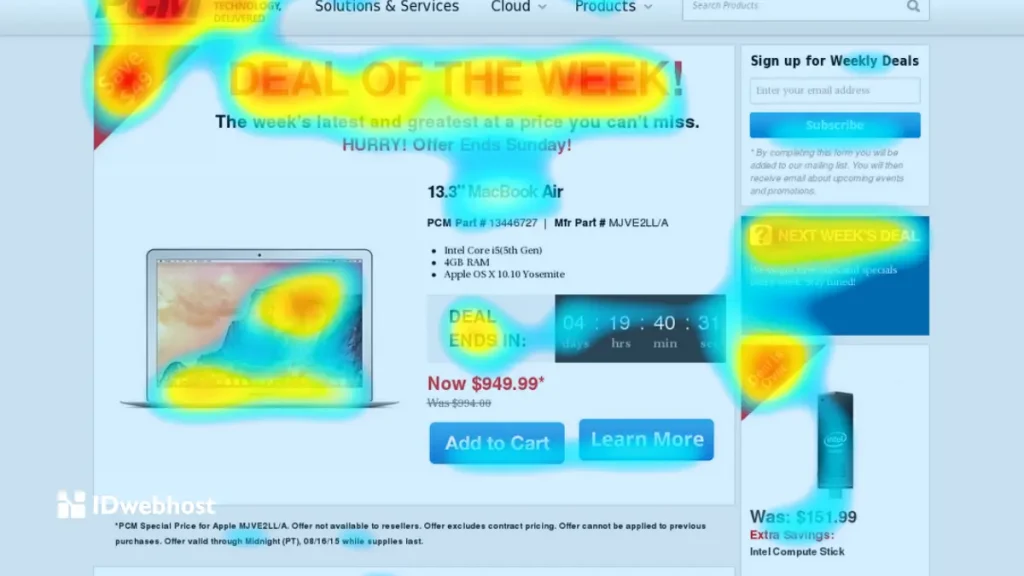 Heatmap website adalah