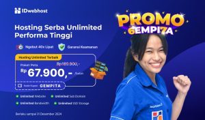 Promo Hosting Serba Unlimited, Bikin Website Tak Terbatas