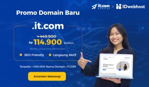 Domain .IT.COM untuk Terlihat Lebih Modern Hanya Rp114.900,-