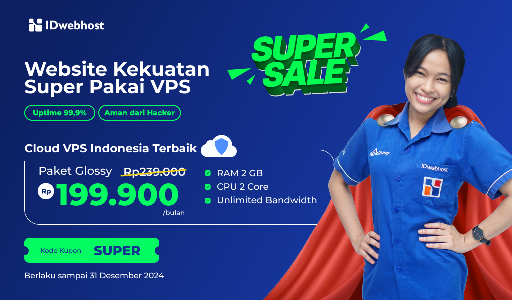 Diskon VPS Murah di IDwebhost, Super Ngebut dan Super Aman