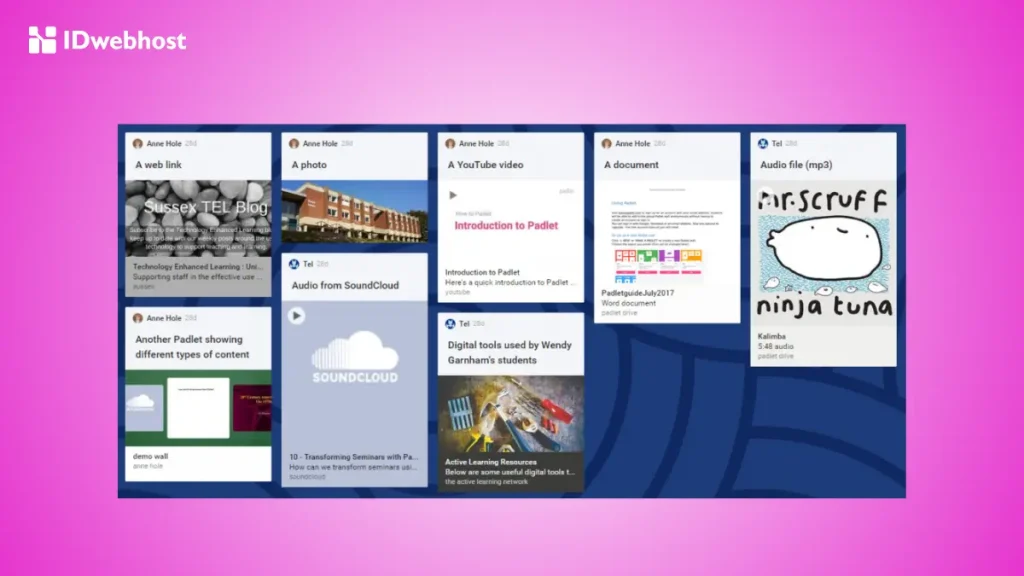 Padlet untuk pembelajaran kolaboratif