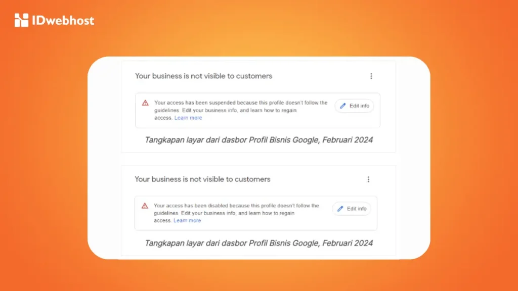 Cara Mengatasi Akun Google Bisnis Kena Suspend