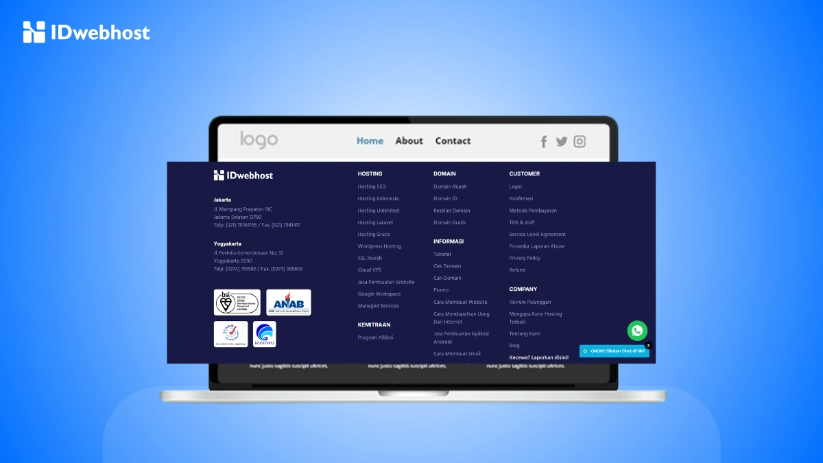 Rahasia Optimasi Footer Website UX-Friendly: Begini Tipsnya!