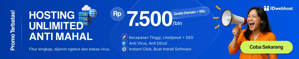 promo hosting murah