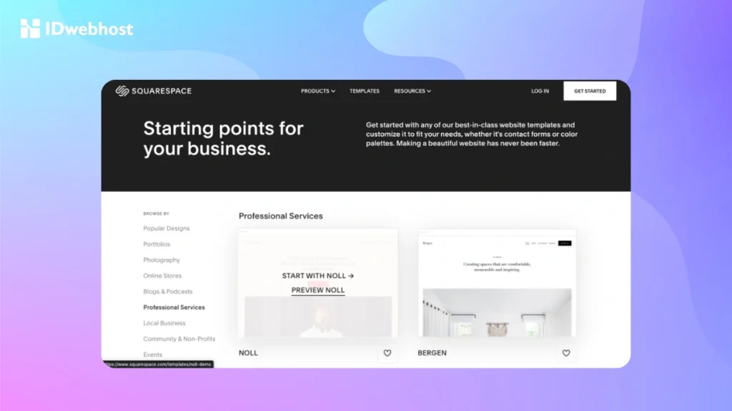 Squarespace adalah