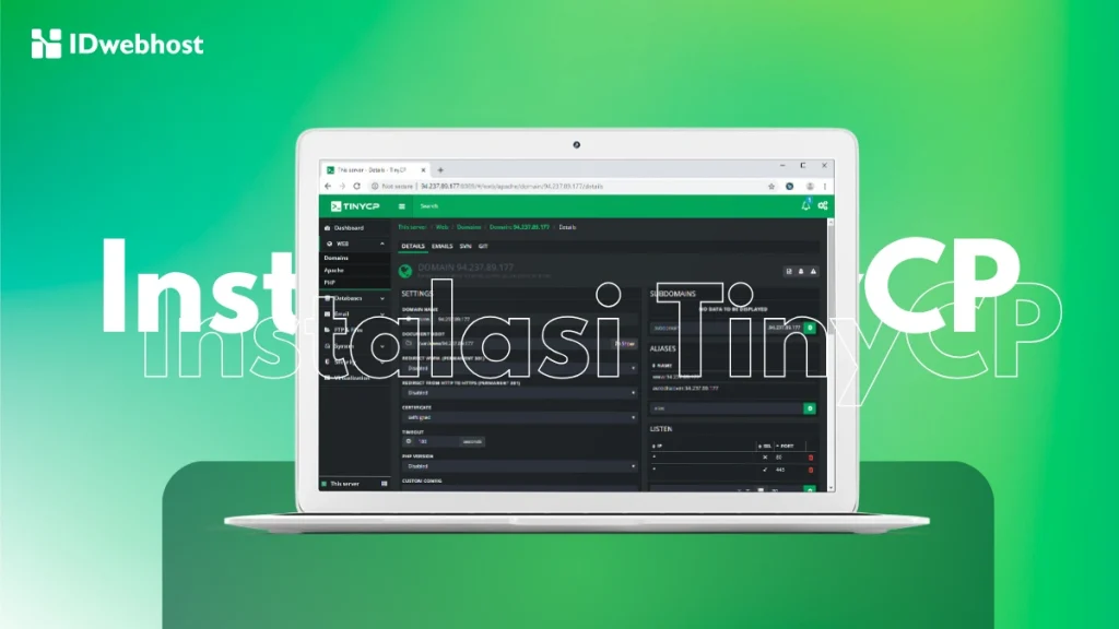 Cara Instalasi TinyCP di Server VPS dengan OS Ubuntu 24.04
