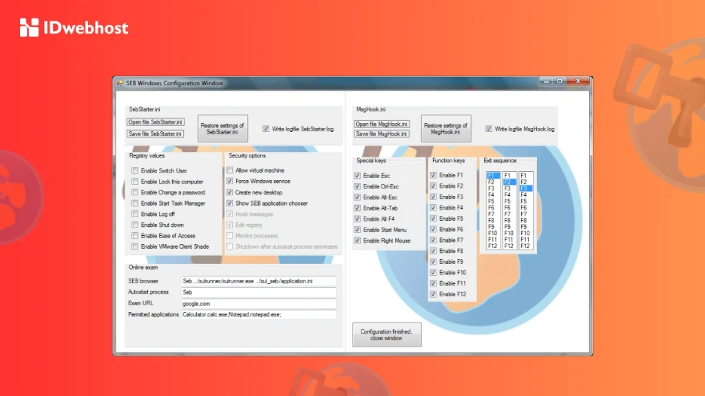 Safe Exam Browser untuk ujian online