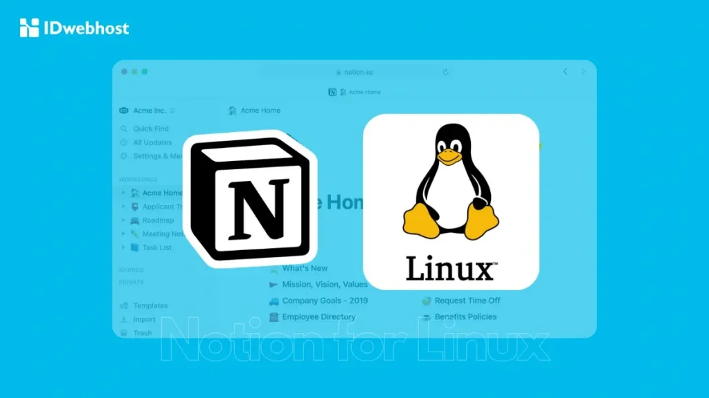 Cara Setting Notion di Windows dan Linux
