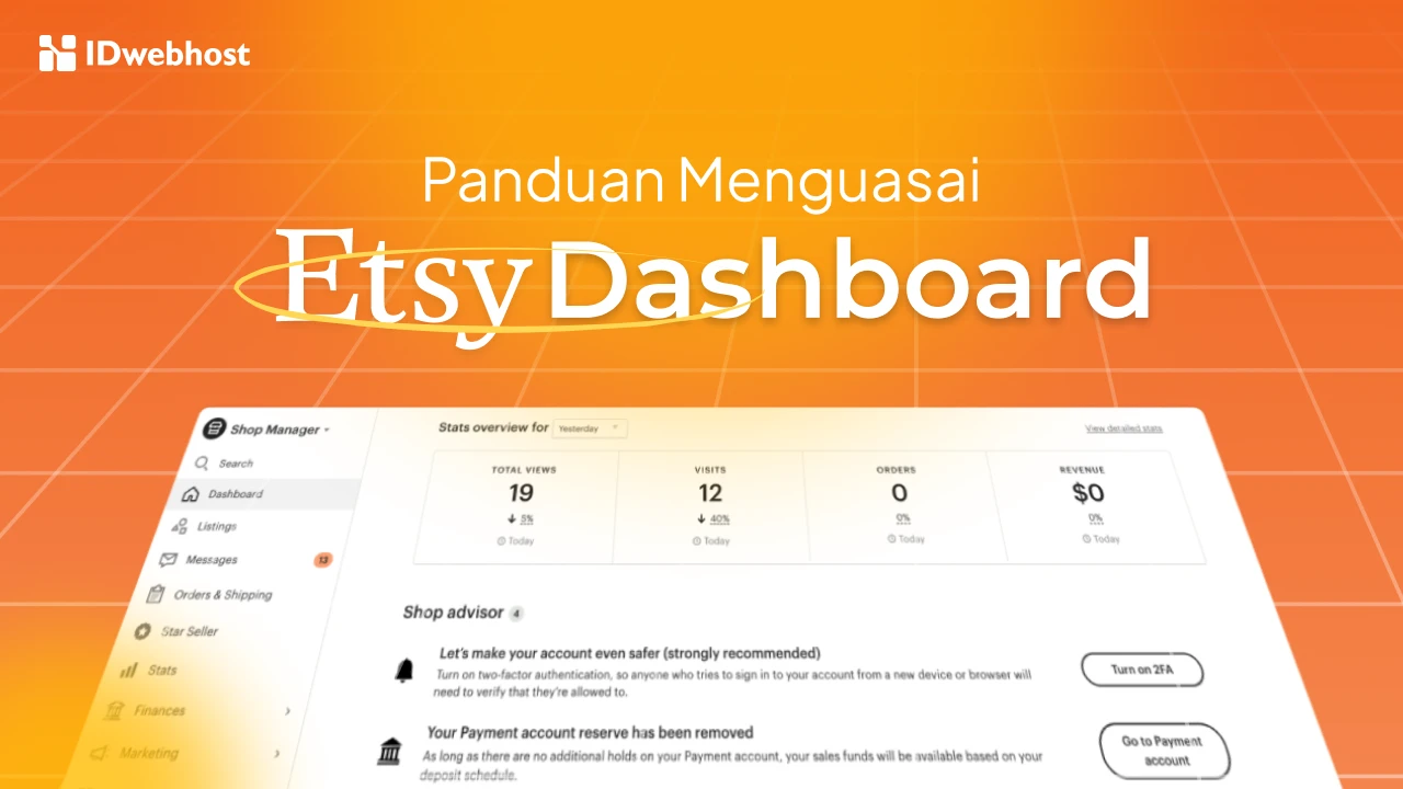 Seluk Beluk Etsy Dashboard: Panduan Lengkap buat Pemula!