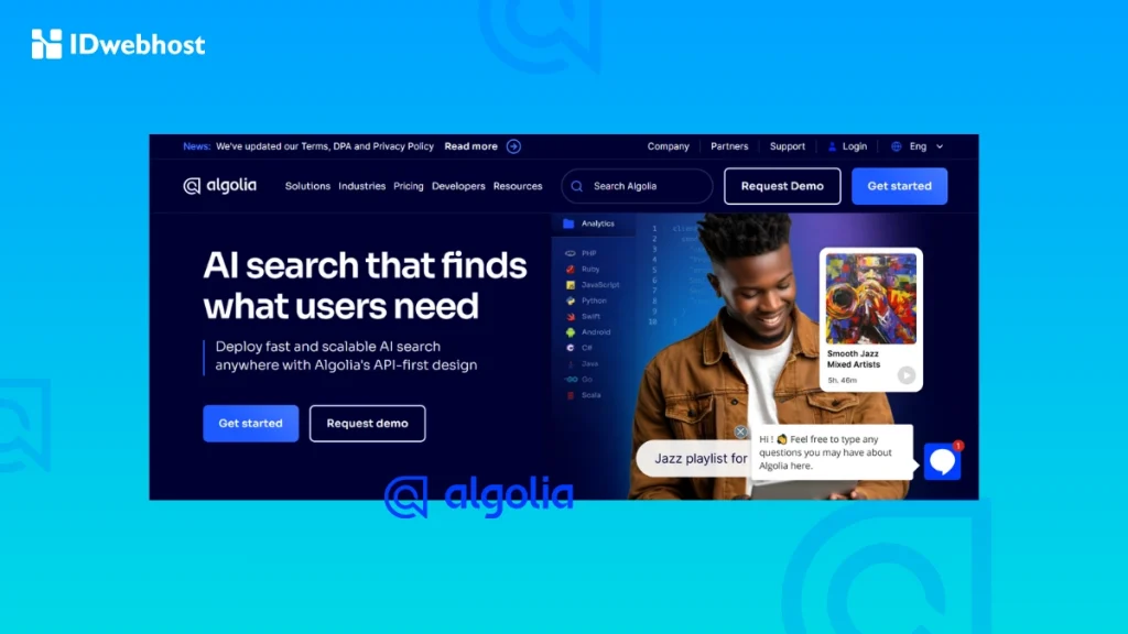 Algolia Ai search