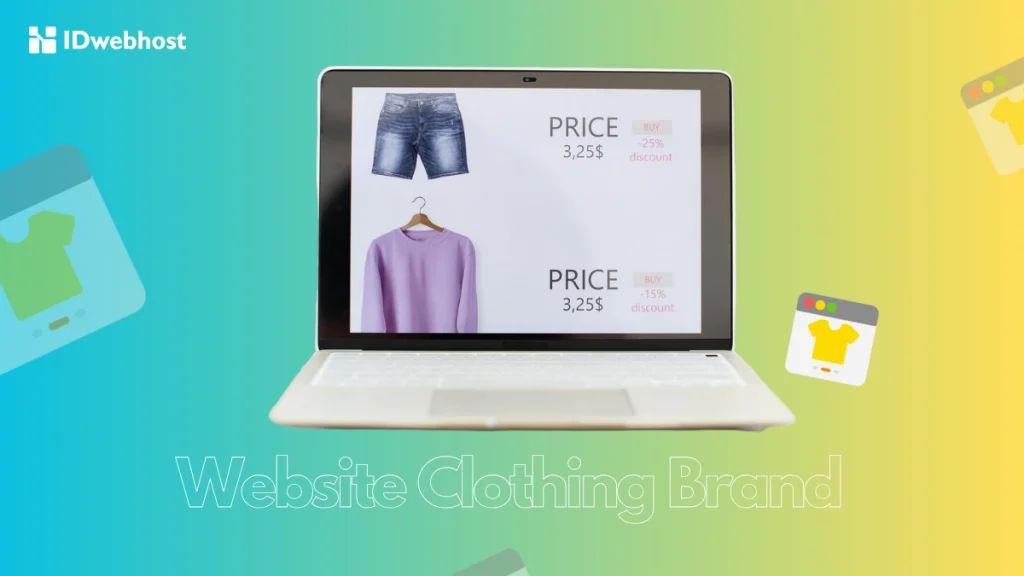bikin website bisnis clothing brand
