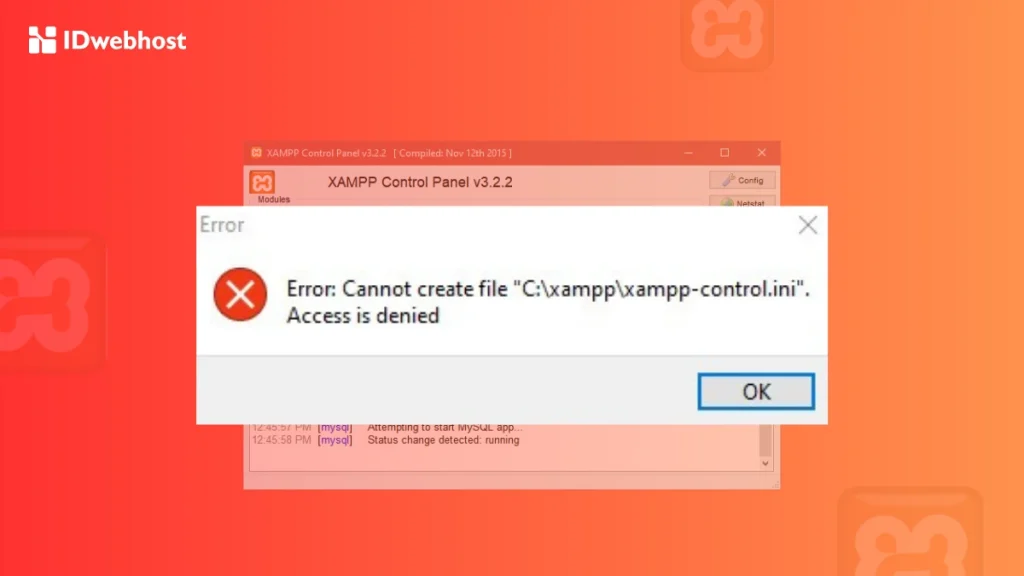 XAMPP Tidak Berfungsi