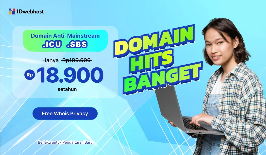 Promo Domain Murah Anti-Mainstream Cuma 18rban, Tampil Beda!
