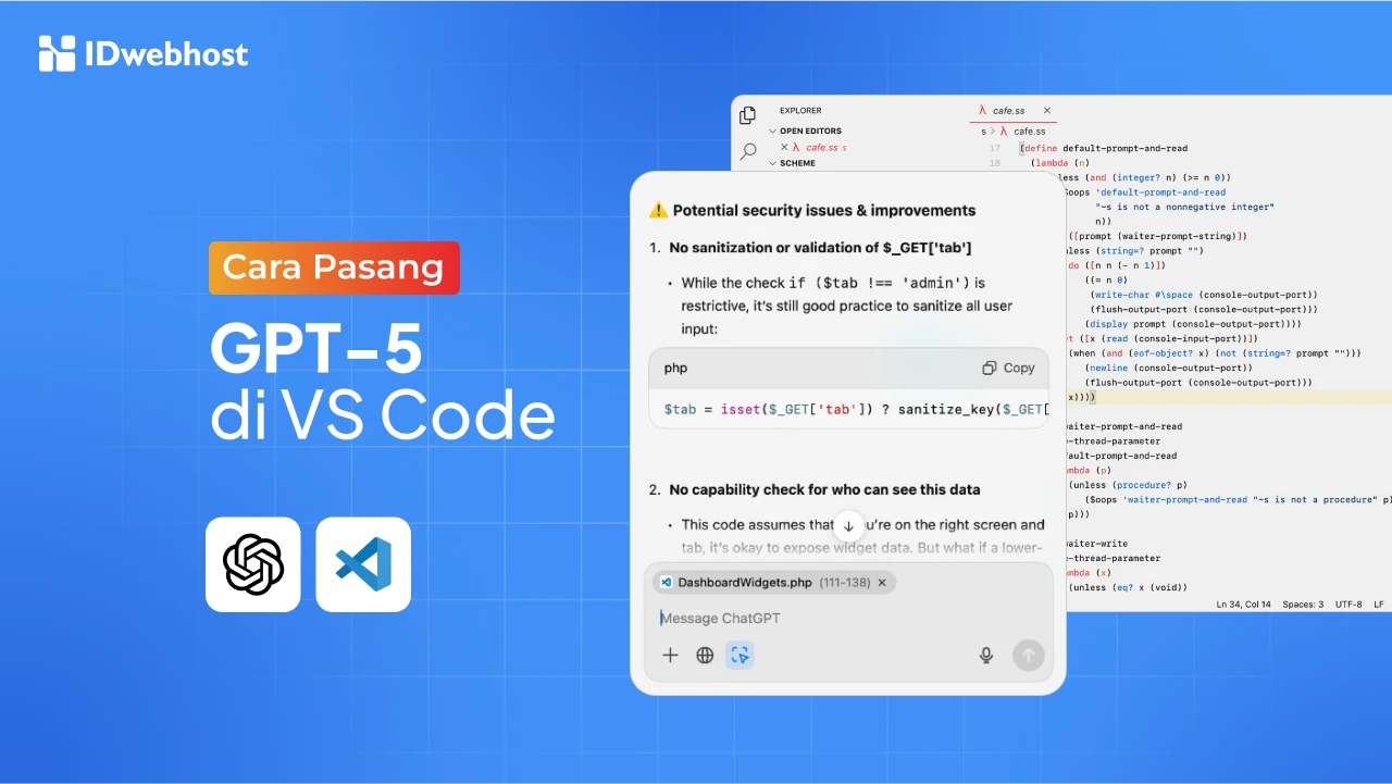 Cara Pasang GPT-5 di Visual Studio Code, Panduan Lengkap!