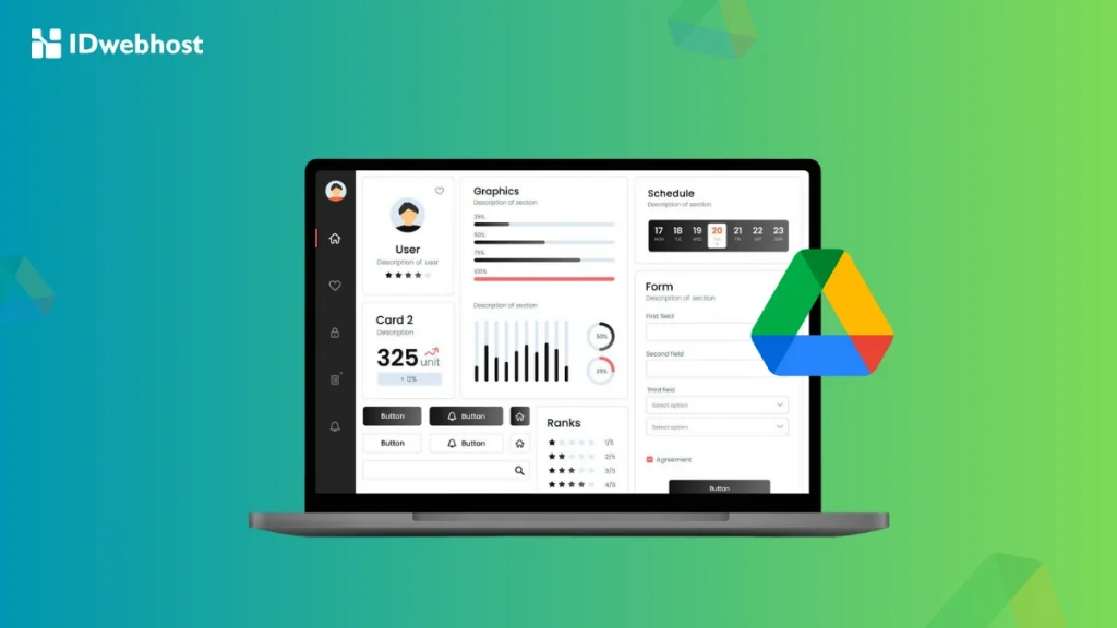 bikin portofolio di Google Drive