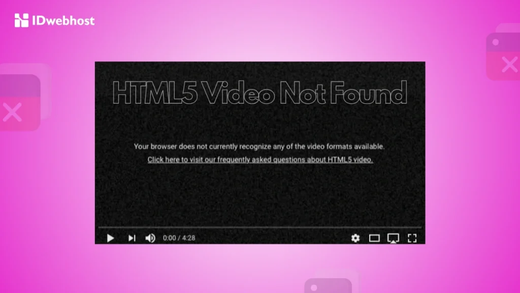 HTML5 Video Not Found