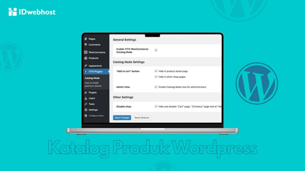 cara membuat katalog produk di wordpress