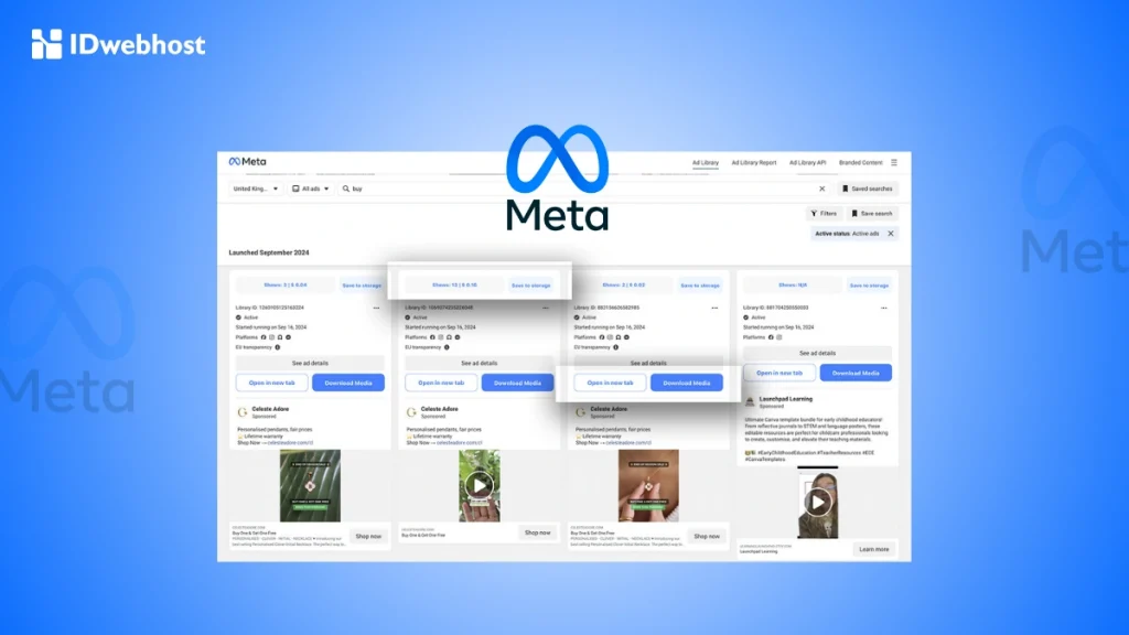 cara riset bisnis pakai meta ads library