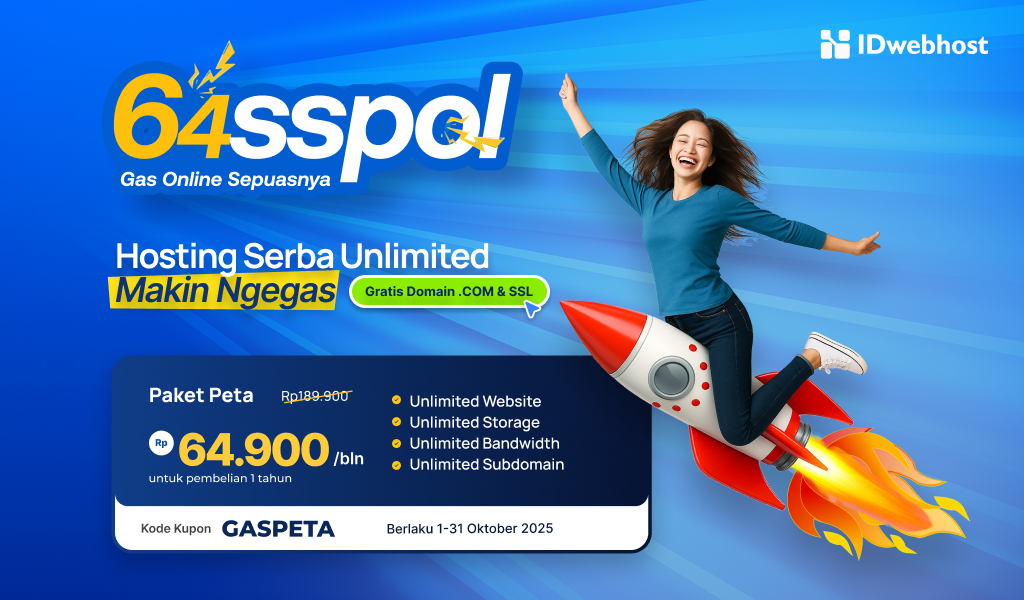 Gas Online Sepuasnya Pakai Hosting Unlimited, Pasti Ngebut!