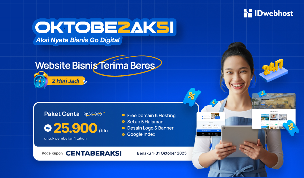 Aksi Nyata Bisnis Go Digital dengan Website 2 Hari Jadi