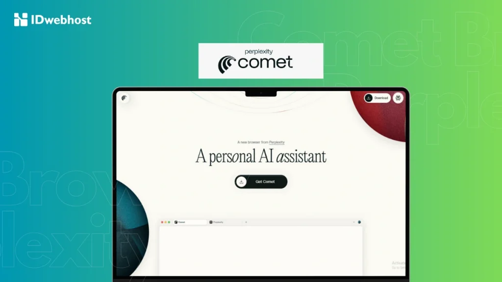 cara mengakses Comet Browser Perplexity