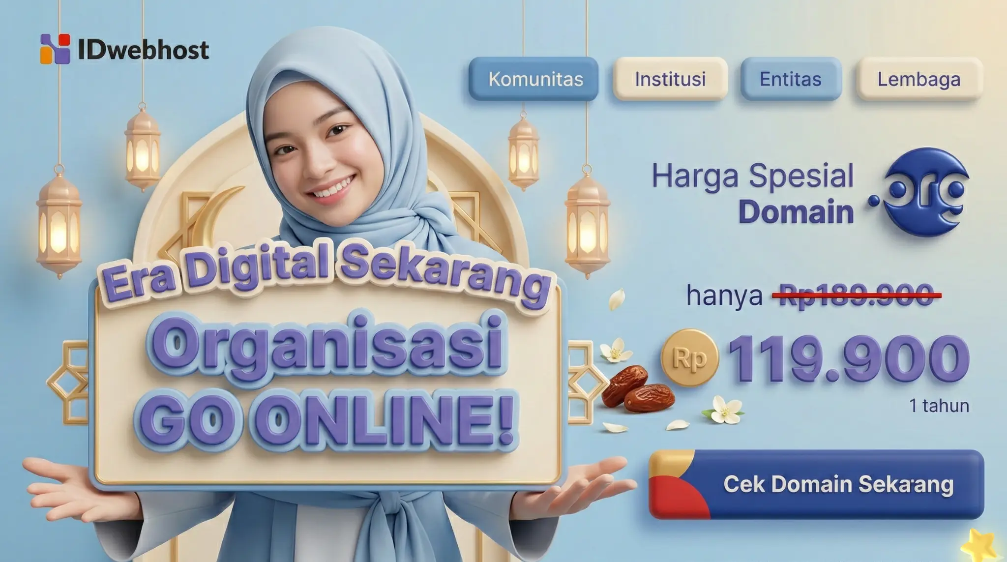 Era Digital Organisasi Punya Website, Promo Domain ORG Murah