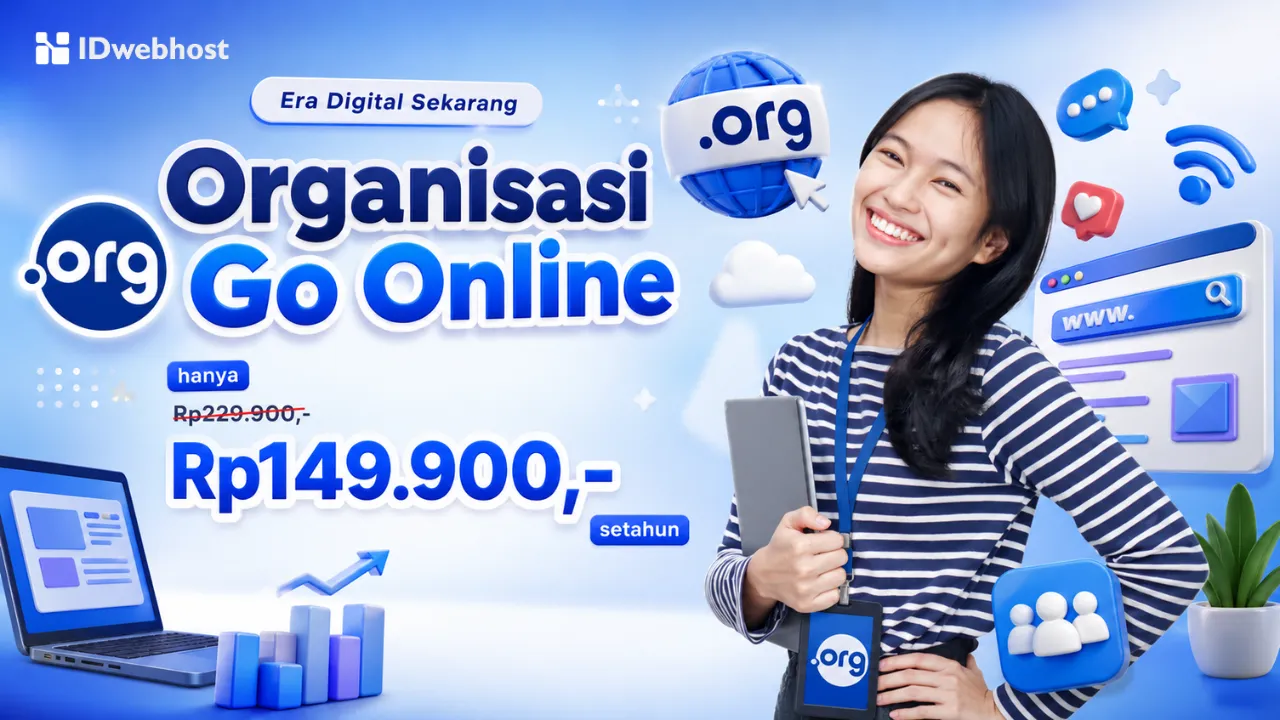 Era Digital Organisasi Punya Website, Promo Domain ORG Murah